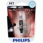 Автолампа PHILIPS H1 12V 55W VisionPlus (+60% ) (12258VPB1)